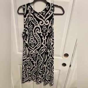 Black and white dress